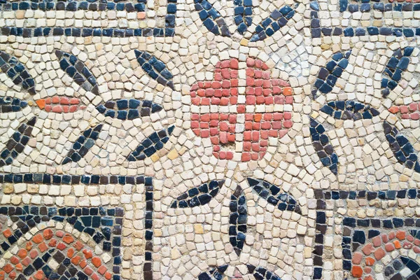 Madrid Spain June 2014 Roman Mosaic Detail National Archaeological Museum — Stock Photo, Image