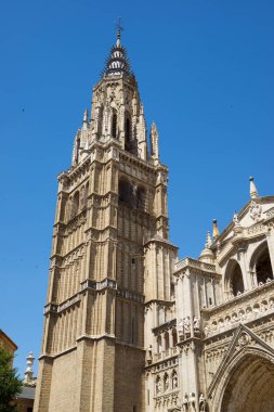 Toledo 'daki Aziz Mary Katedrali, İspanya' daki Castilla La Mancha.
