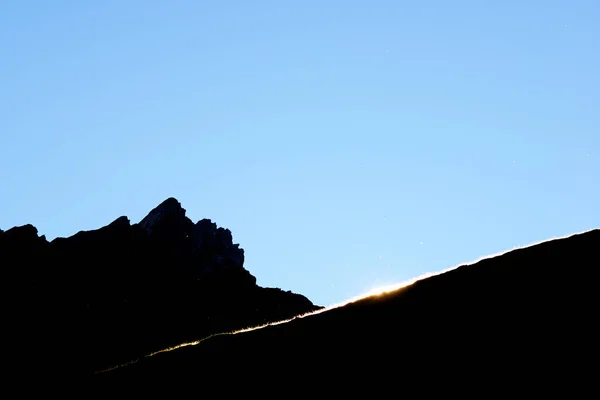 レスキュンシルクのピーク スペーバレー フランスのピレネー山脈 — ストック写真