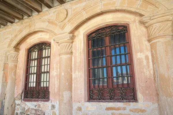 Fasáda Budovy Starém Městě Medinaceli Provincie Soria Kastilie Leon Španělsku — Stock fotografie