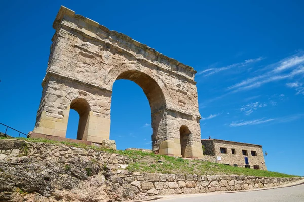 Monumental Roman Triumfal Arc Medinaceli Provincia Soria Castilla Leon Spania — Fotografie, imagine de stoc