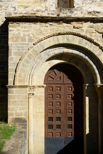 Igreja San Adrian Sasabe Borau Província Huesca Pirinéus Aragão Espanha — Fotografia de Stock