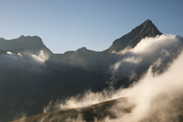 Cime Nella Valle Oza Pirenei Spagna — Foto Stock