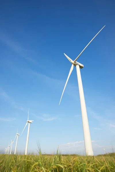 Turbinas Eólicas Para Producción Energía Eléctrica Provincia Zaragoza Aragón España — Foto de Stock