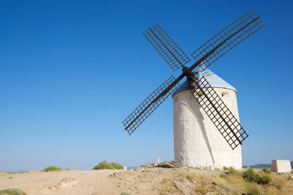 Consuegra Daki Yel Değirmeni Toledo Eyaleti Castilla Mancha Spanya — Stok fotoğraf