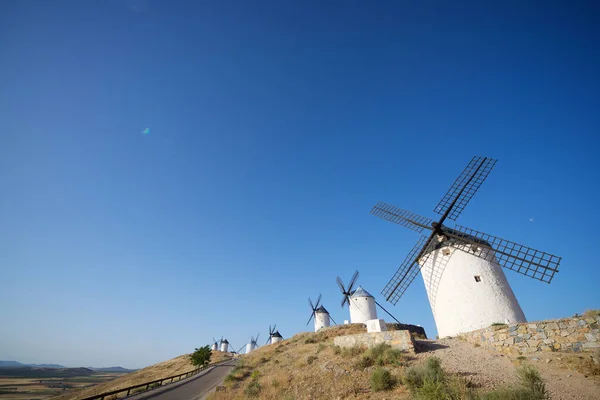 Moinhos Consuegra Província Toledo Castilla Mancha Espanha — Fotografia de Stock