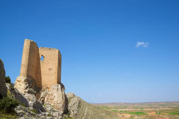 Zamek Penaflor Huesa Del Comun Prowincja Teruel Aragon Hiszpanii — Zdjęcie stockowe