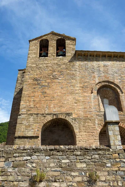 Siresa Daki Aziz Peter Manastırı Hecho Vadisi Pireneler — Stok fotoğraf