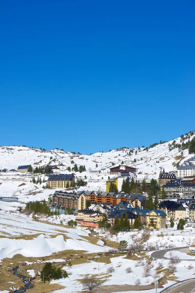 Skigebied Candanchu Pyreneeën Provincie Huesca Aragon Spanje — Stockfoto
