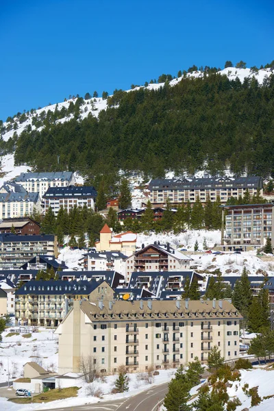 Station Ski Candanchu Dans Les Pyrénées Province Huesca Aragon Espagne — Photo