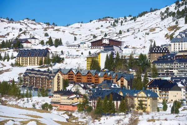 Candanchu Skianlegg Pyreneene Huesca Provinsen Aragon Spania – stockfoto