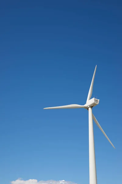 Molino Viento Para Producción Energía Eléctrica Provincia Zaragoza Aragón España —  Fotos de Stock