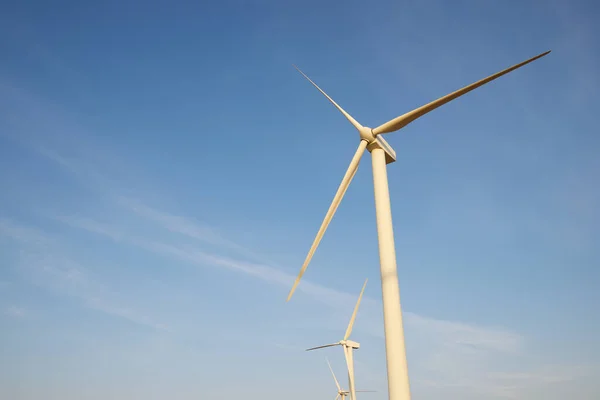 Turbinas Eólicas Para Producción Energía Eléctrica Provincia Zaragoza Aragón España — Foto de Stock