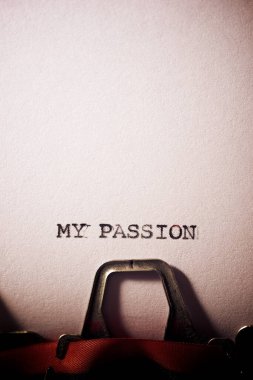 Bir kağıda yazılmış tutku metnim..