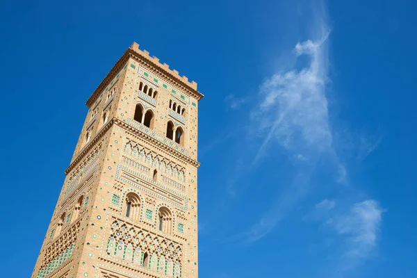 Der Mudejar Turm Von San Martin Der Stadt Teruel Aragon — Stockfoto