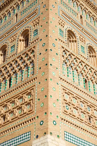 Wieża Mudejar San Martin Teruel Aragon Hiszpanii — Zdjęcie stockowe