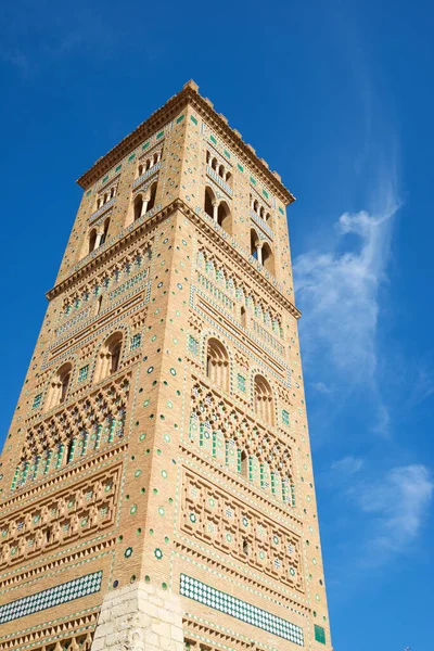 Mudejar Tower San Martin Teruel City Aragon Spain — Stock Photo, Image