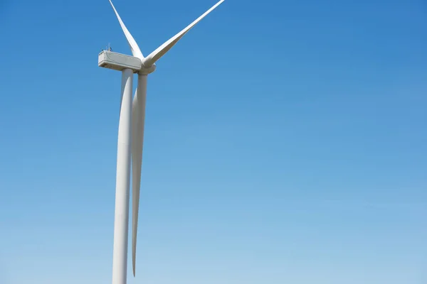 Вітрова Турбіна Виробництва Електроенергії Провінція Сарагоса Арагон Іспанія — стокове фото