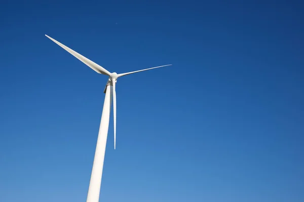 Wind Turbine Electric Power Production Zaragoza Province Aragon Spain Stock Image