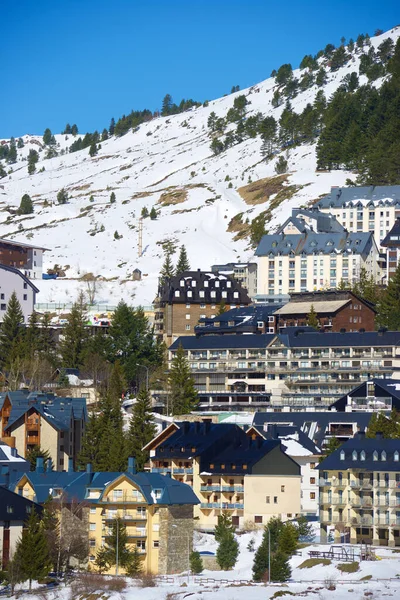 Station Ski Candanchu Dans Les Pyrénées Province Huesca Aragon Espagne — Photo