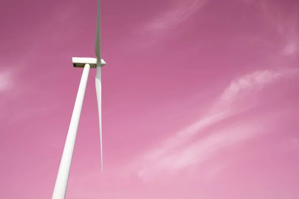 Wind Turbine Electric Power Production Zaragoza Province Aragon Spain — Stock Photo, Image