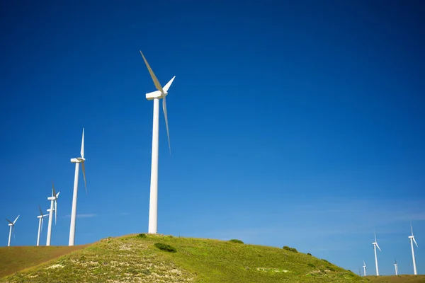 Windkraftanlagen Zur Stromerzeugung Provinz Saragossa Aragon Spanien — Stockfoto