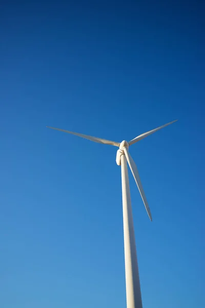 Turbina Eólica Para Producción Energía Eléctrica Provincia Zaragoza Aragón España —  Fotos de Stock