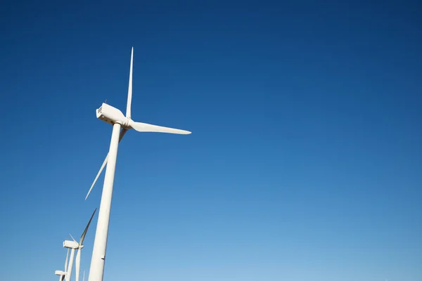 Windturbines Voor Elektrische Productie Provincie Zaragoza Aragon Spanje — Stockfoto