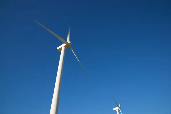 Turbine Eoliche Produzione Energia Elettrica Provincia Saragozza Aragona Spagna — Foto Stock