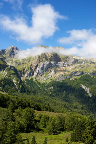 Montagne Nei Pirenei Valle Del Canfranc Aragona Provincia Huesca Spagna — Foto Stock