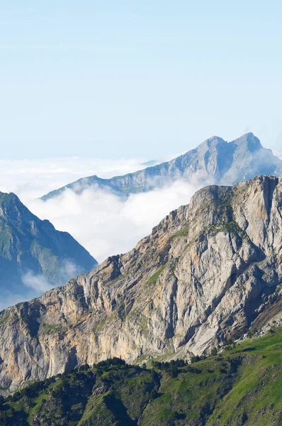 Cime Dei Pirenei Valle Dell Ossau Francia — Foto Stock