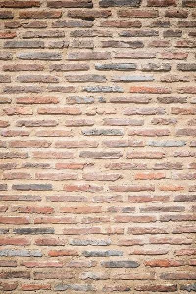 Front View Old Brick Wall France — Stock Photo, Image