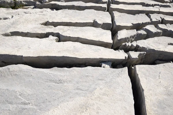 Formación Geológica Piedra Caliza Conocida Como Karst Valle Aisa Provincia — Foto de Stock