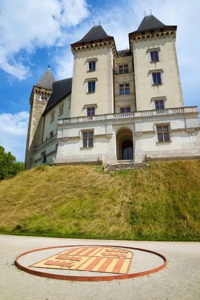 Pau França Agosto 2020 Vista Exterior Castelo Hoje Museu Nacional — Fotografia de Stock