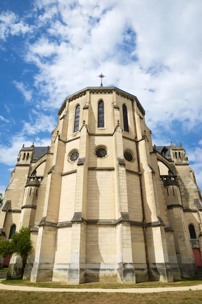 Франция Августа 2020 Года Вид Неоготическую Церковь Святого Мартина — стоковое фото