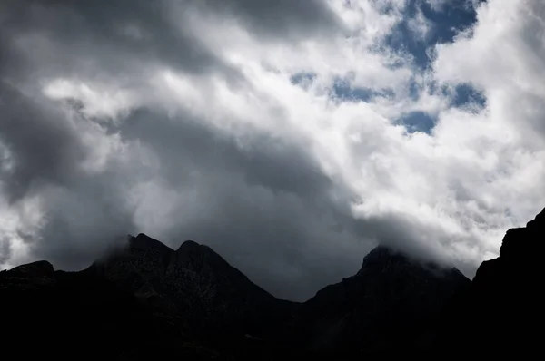 Vrcholy Aspe Valley Pyreneje Francii — Stock fotografie