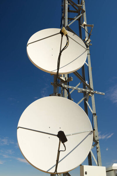 Telecommunications tower in Zaragoza Province, Aragon in Spain