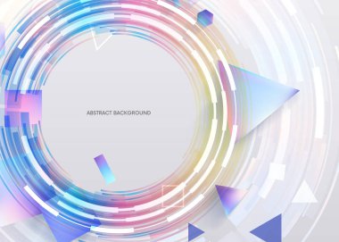 Yaratıcı soyut arka plan.ışık çemberleri. Mermi. Kavram modern şablon düzeni. geometrik shapes.trend soyut web tasarımı, afiş, reklam için. Vektör