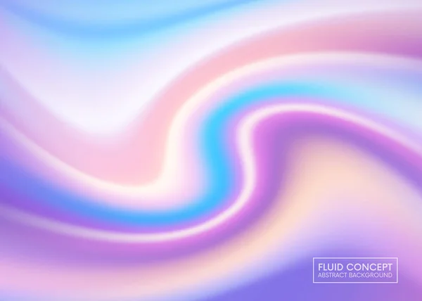 Fluid colors wallpaper. Holographic abstract background in pastel . trendy colorful texture in neon color design.