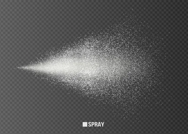 Havadar su spreyi. Mist.Sprayer sis siyah şeffaf arka plan üzerinde izole. Havadar sprey ve su puslu sis temiz illüstrasyon. Tasarım, reklam, broşür ve dinlenme için vektör