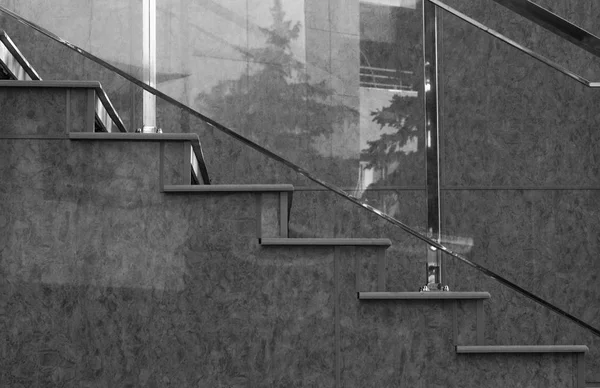 part of the architecture, climb up the stairs, grey staircase, stairs and glass