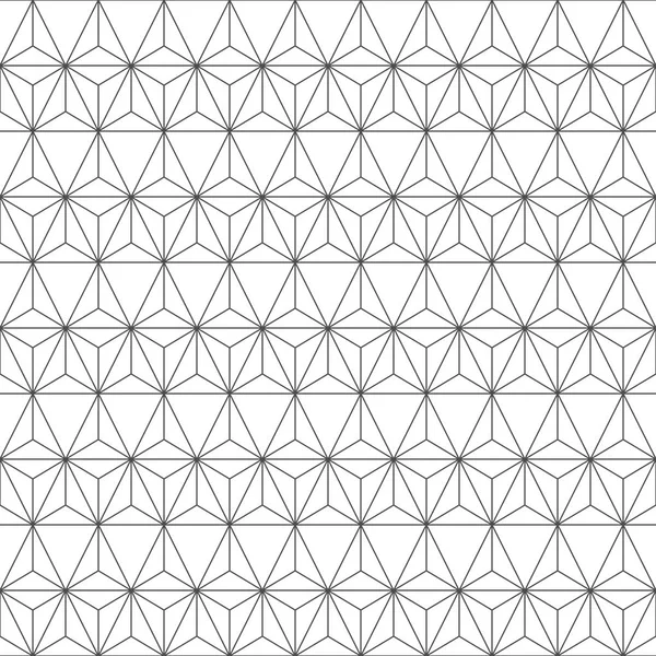 Modèle Sans Couture Triangles Treillis Inhabituel Fond Géométrique Illustration Vectorielle — Image vectorielle