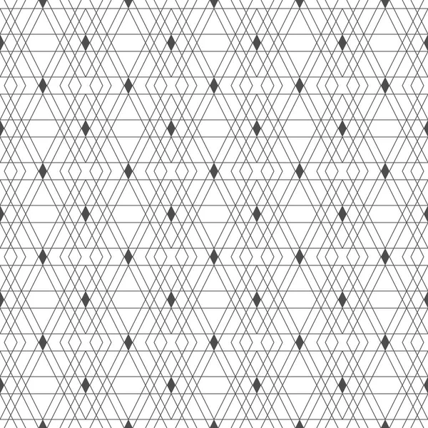 Naadloze Patroon Van Rhombuses Ongewone Lattice Geometrische Achtergrond Vectorillustratie Goede — Stockvector