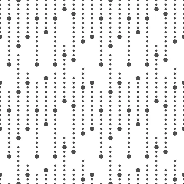 Schema Senza Soluzione Continuità Punti Sfondo Punteggiato Geometrico Illustrazione Vettoriale — Vettoriale Stock
