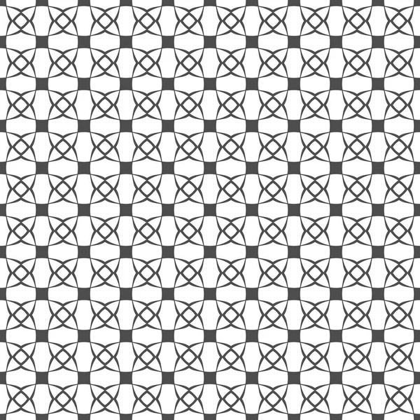 Problemfri Mønster Cirkler Geometrisk Baggrund Vektorillustration God Kvalitet Godt Design – Stock-vektor