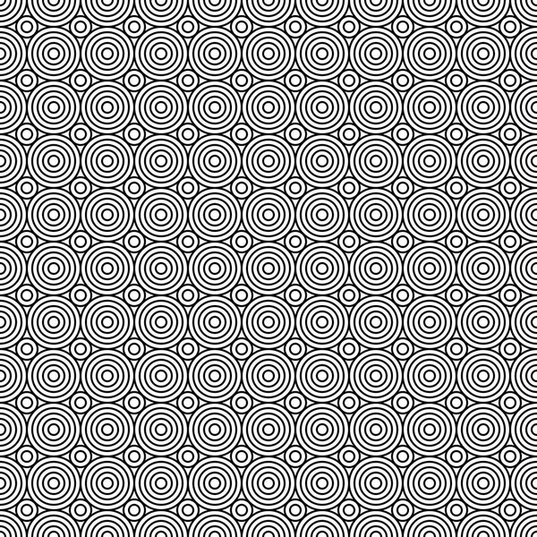 サークルのシームレスなパターン 幾何学的な背景 ベクトルの図 良い品質 グッド デザイン — ストックベクタ