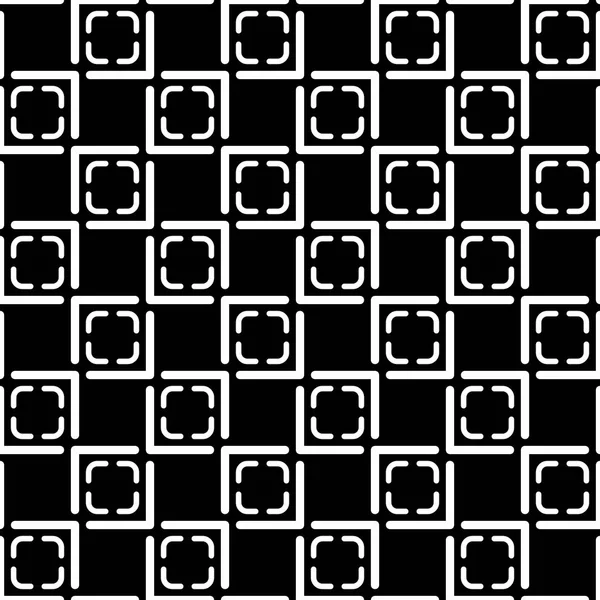 Nahtloses Muster Von Quadraten Geometrischer Hintergrund Ungewöhnliches Gitter Vektorillustration Gute — Stockvektor