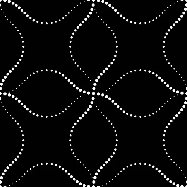 ドットのシームレスなパターン。幾何学的な点の背景. — ストックベクタ