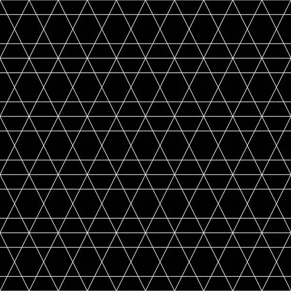 Nahtloses Muster aus Dreiecken und Rauten. Ungewöhnliches Gitter. ge — Stockvektor