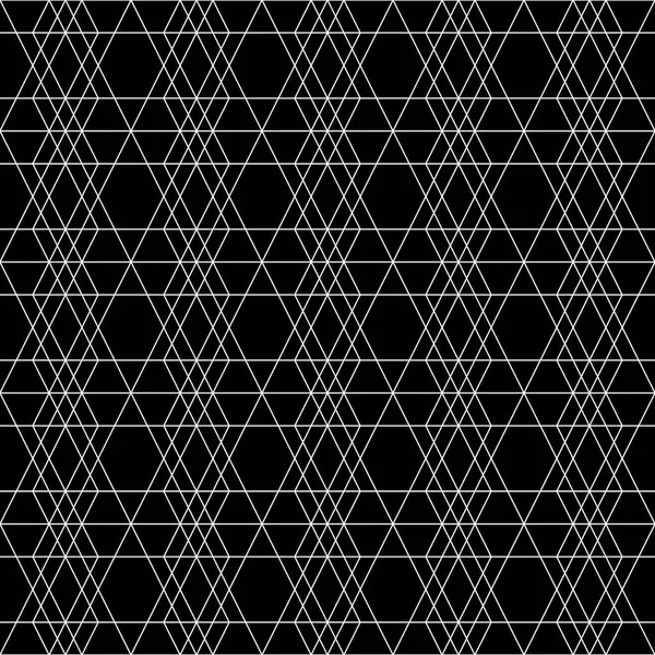 Naadloze patroon van driehoeken en rhombuses. Ongewone lattice. Ge — Stockvector